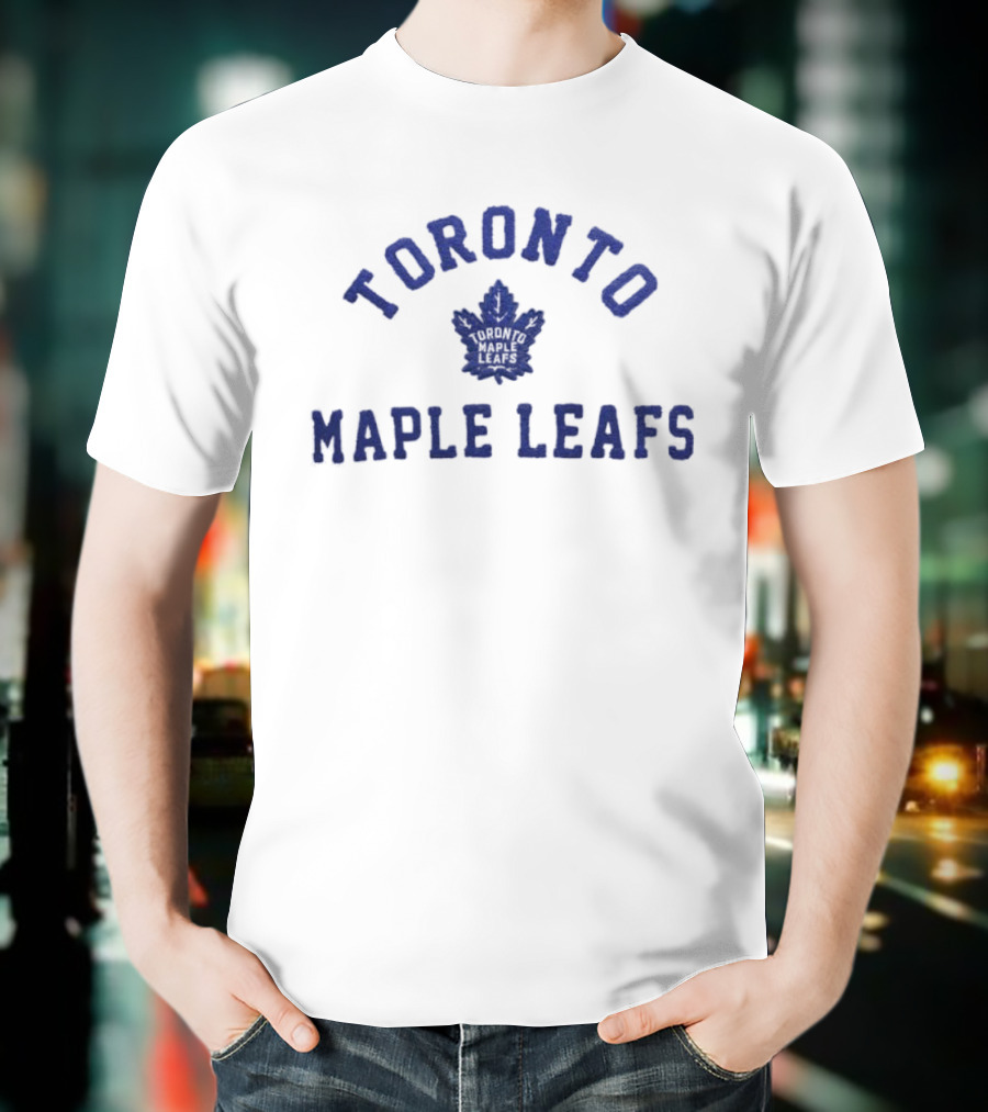 Toronto Maple Leafs Steady State Crew Ice Hockey Team T-Shirt