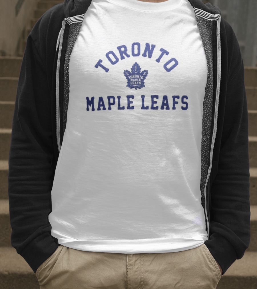 Toronto Maple Leafs Steady State Crew Ice Hockey Team T-Shirt
