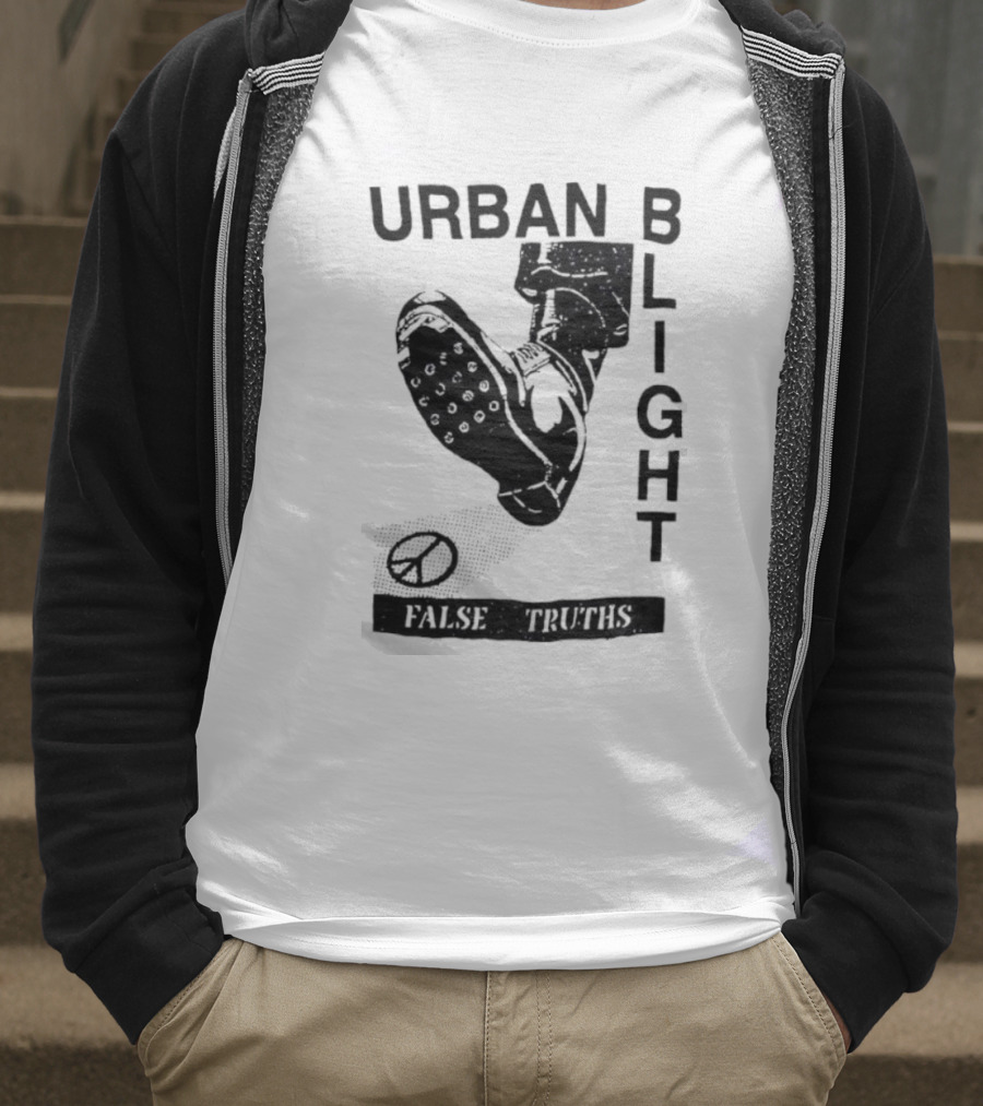 Urban Blight Boot False Truths Stars Sneaker Kick T-Shirt