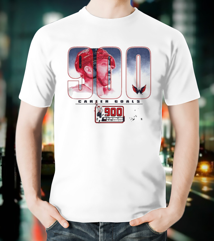 Washington Capitals Alexander Ovechkin 900 Career Goals T-Shirt