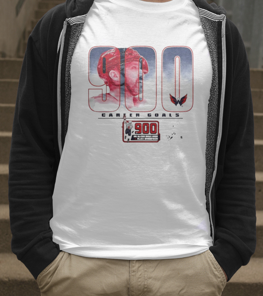 Washington Capitals Alexander Ovechkin 900 Career Goals T-Shirt