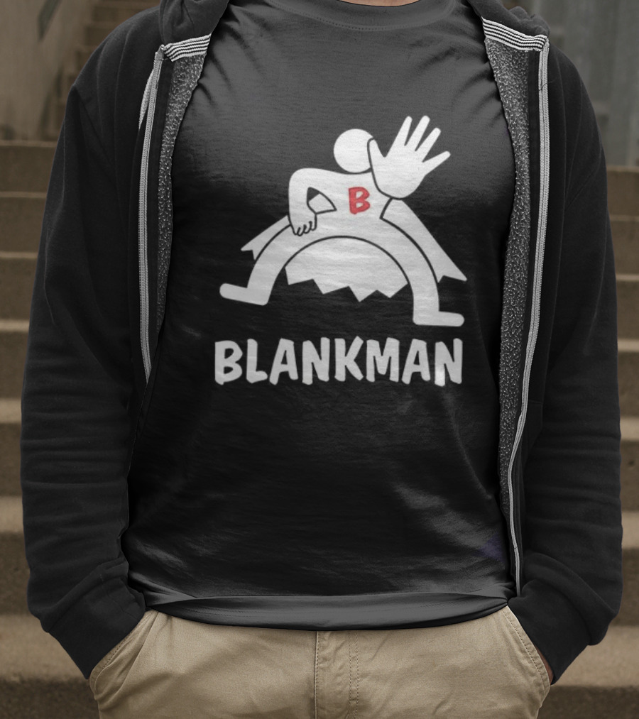 BLANKMAN Superhero B Emblem T-Shirt