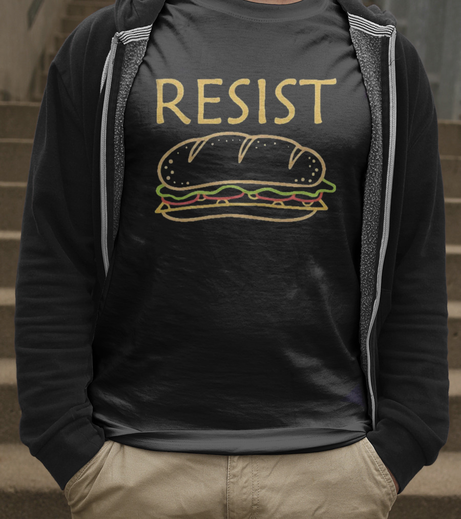 Resist Sandwich Guy Anti Ice Sub Roll Resistance T-Shirt