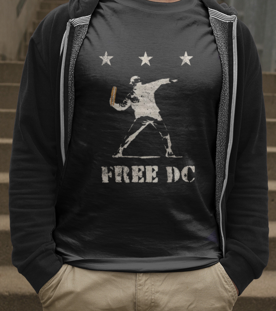 DC Sandwich Thrower Free DC Political Statement T-Shirt
