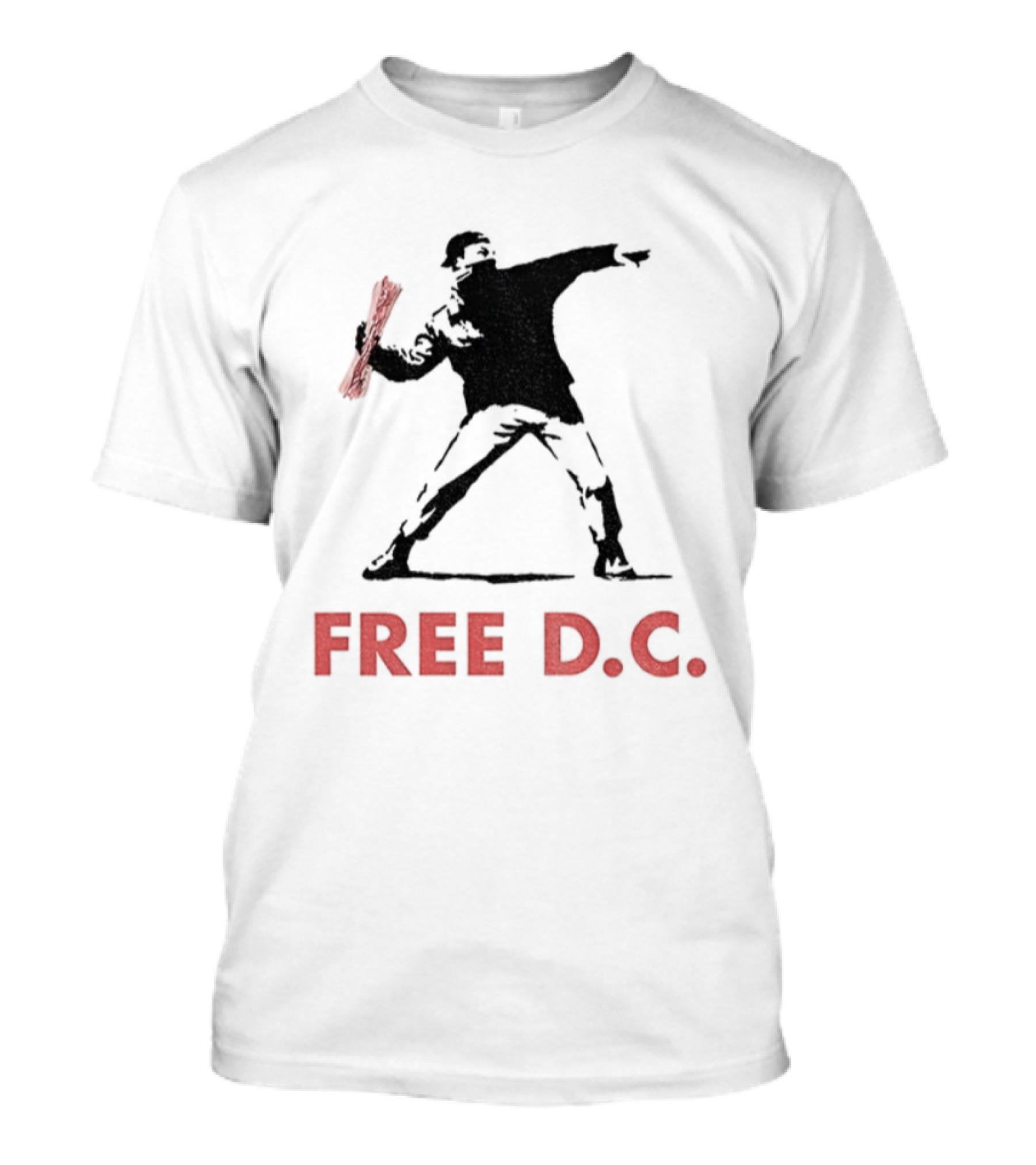 2025 Free D.C. Sandwich Guy Iconic Street Art Style T-Shirt