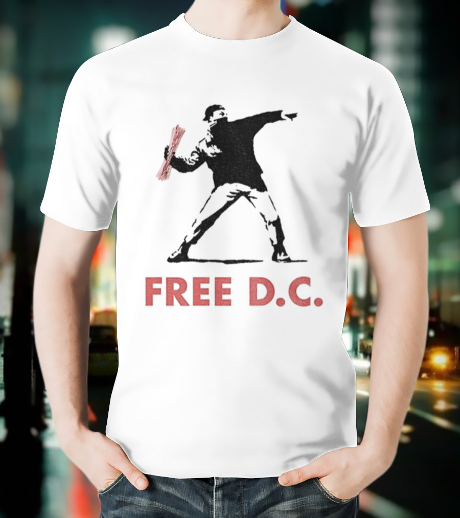 2025 Free D.C. Sandwich Guy Iconic Street Art Style T-Shirt