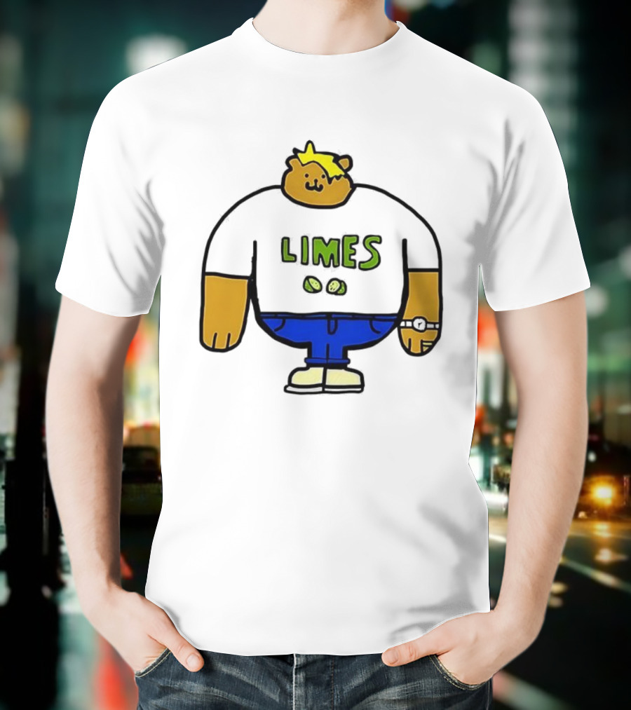 Limes Shayne Character With Lime Slices T-Shirt