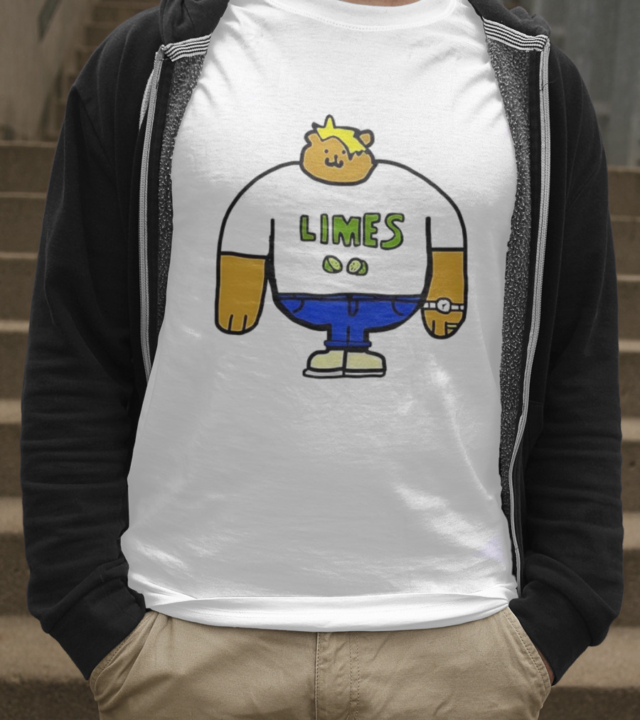 Limes Shayne Character With Lime Slices T-Shirt