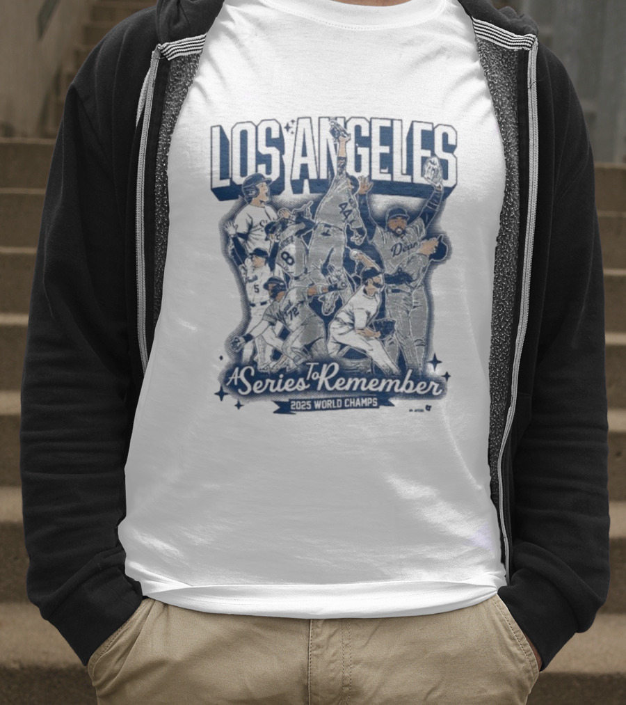 Los Angeles Dodgers A Series To Remember 2025 World Champs T-Shirt