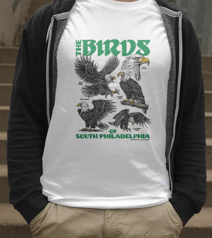 Philadelphia Eagles The Birds Of South Philadelphia Iconic Team Spirit T-Shirt