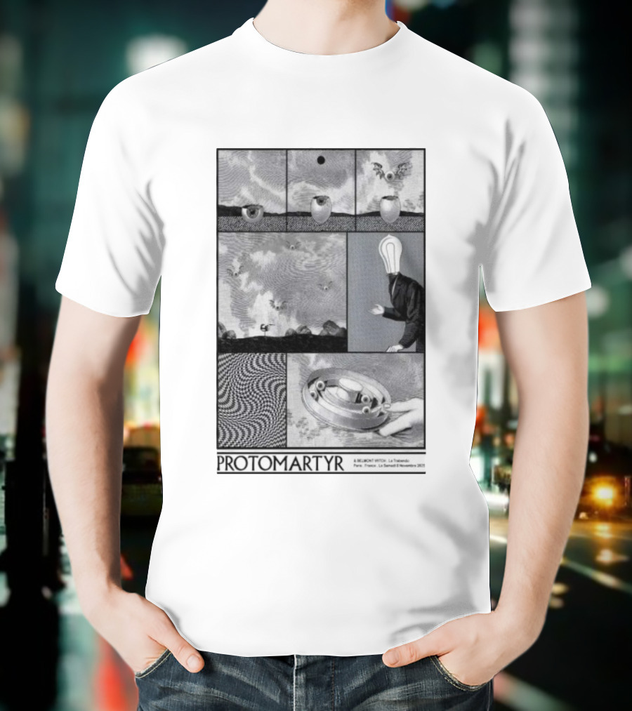 Protomartyr A Brilliant Wretch La Trabendo Paris France Le Samedi 8 Novembre 2025 Concerts T-Shirt