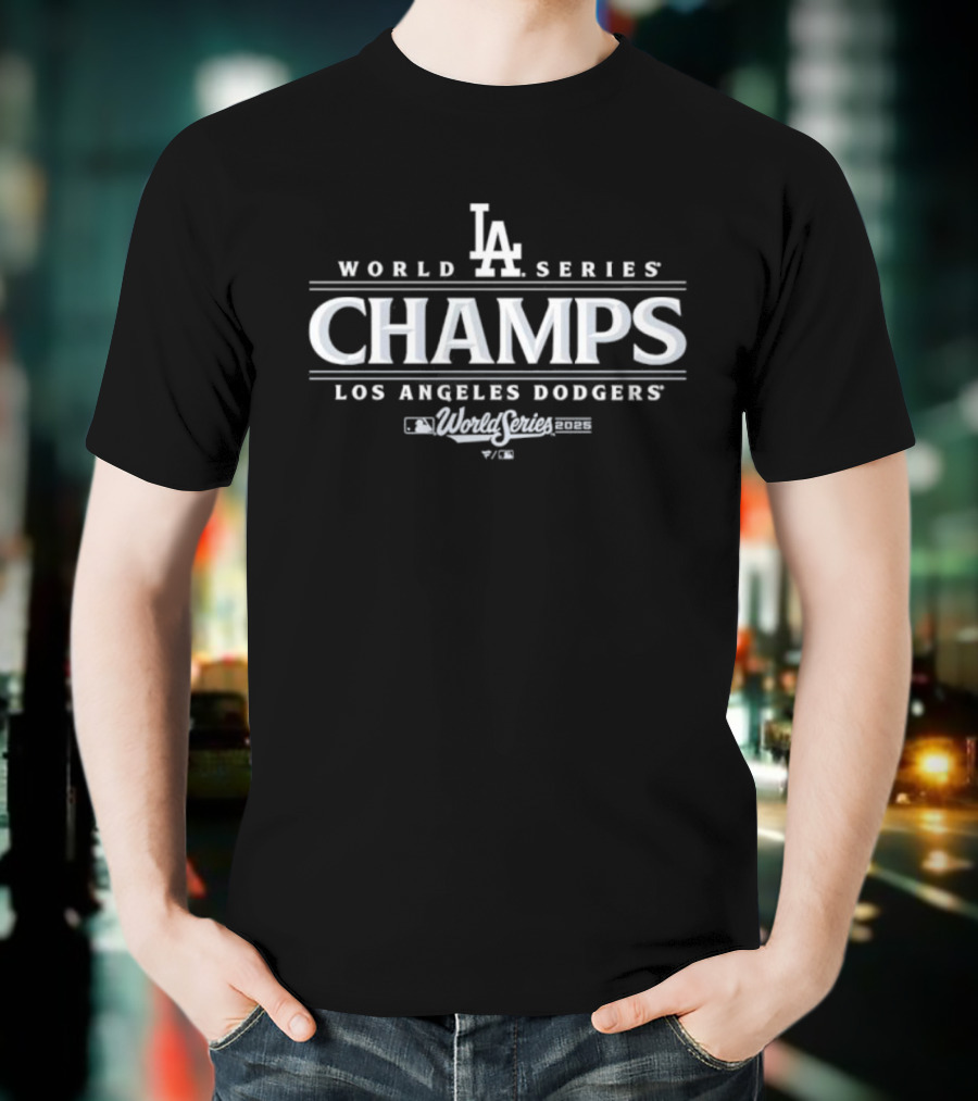 LA World Series Champs Los Angeles Dodgers 2025 T-Shirt