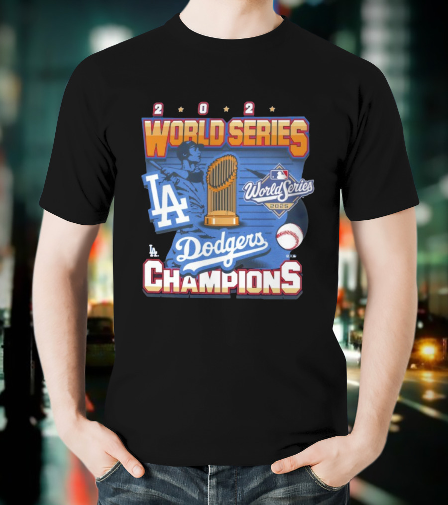 Los Angeles Dodgers 2025 World Series Champions MLB Takashi T-Shirt