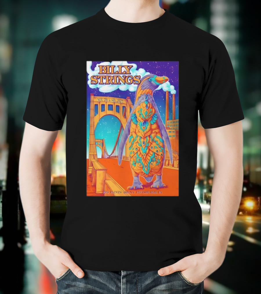 Billy Strings Nov 7 8 2025 PPG Paints Arena Pittsburgh T-Shirt