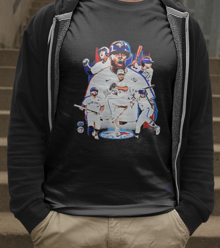 Toronto Blue Jays Baseball Players 2025 MLB Team Nike T-Shirt