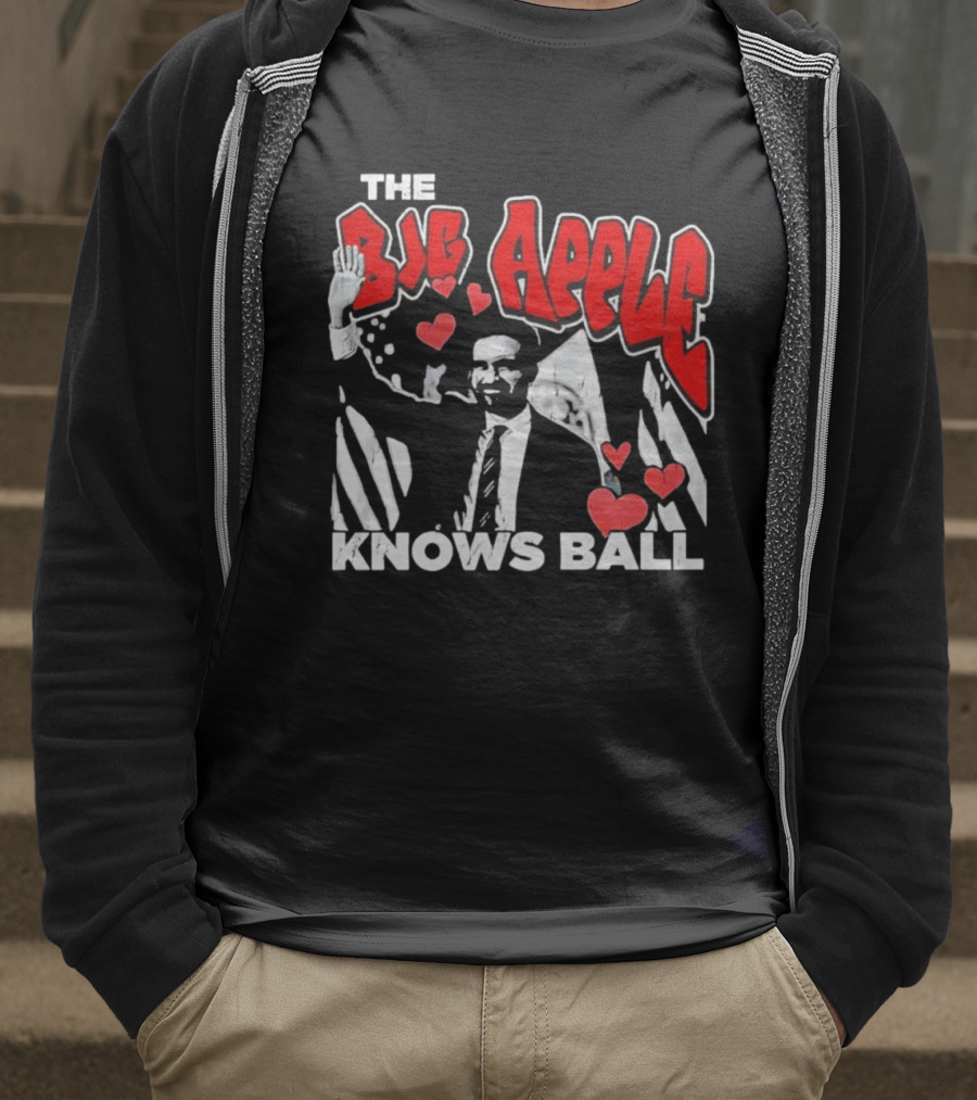 The Big Apple Knows Ball Zohran Mamdani New York City T-Shirt