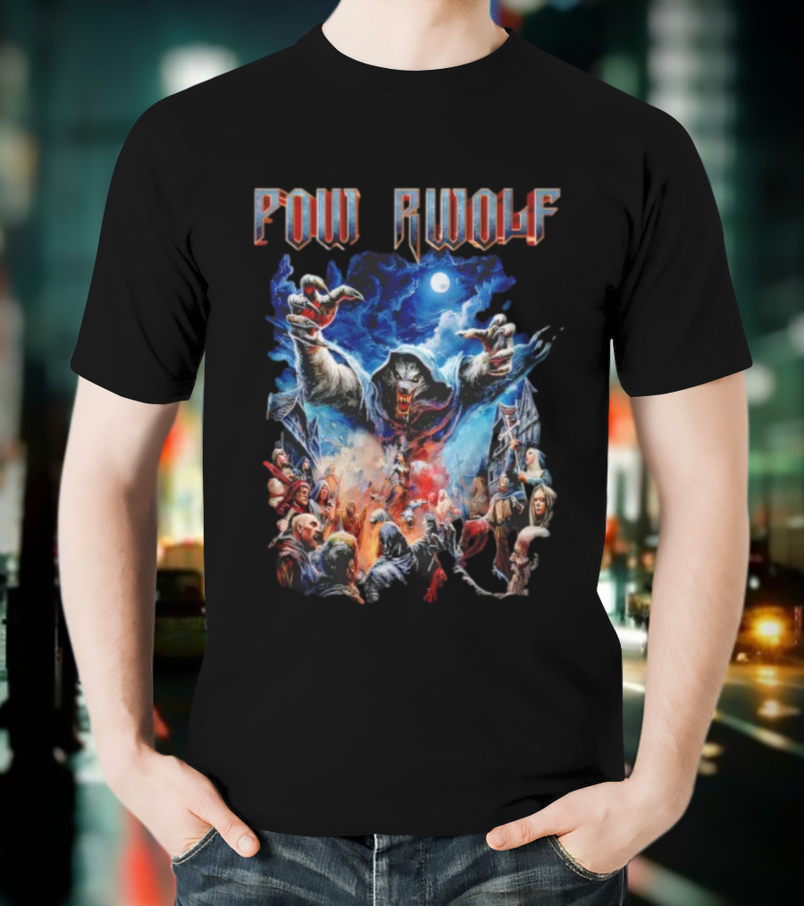 Powerwolf The Sacrament Of Sin Dramatic Werewolf Scene T-Shirt