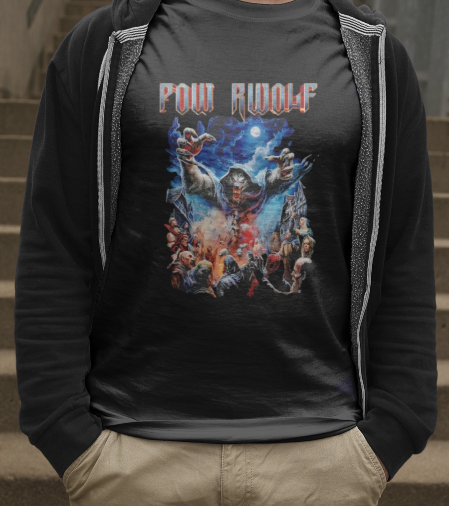 Powerwolf The Sacrament Of Sin Dramatic Werewolf Scene T-Shirt