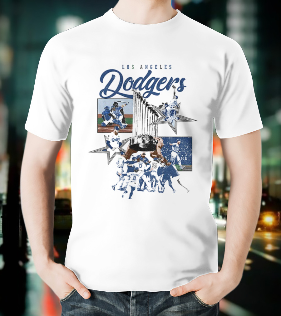 Los Angeles Dodgers World Series Champions 2025 MLB Baseball T-Shirt