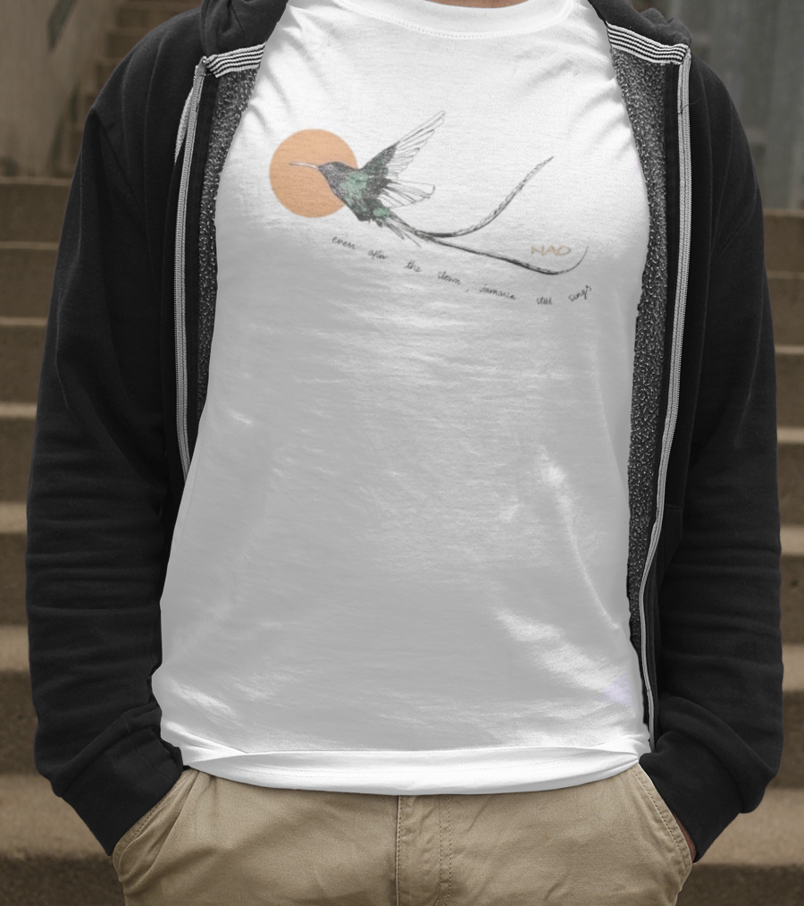 Nao X Hurricane Relief Even Often The Storm Jamaica Still Sings Bird T-Shirt