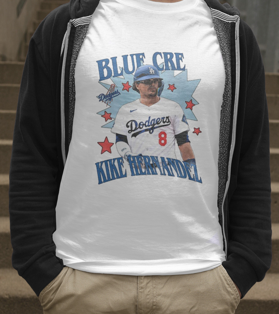 Kiké Hernández Dodgers Blue Crew Los Angeles MLB Baseball 2025 T-Shirt