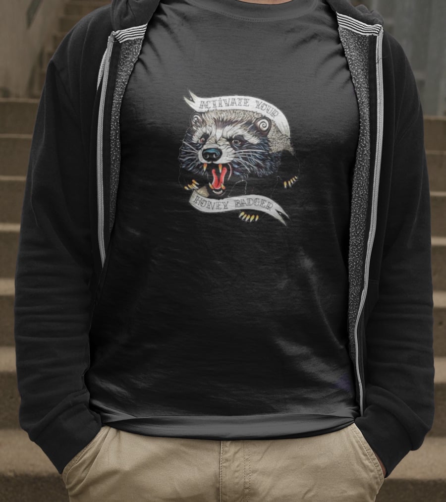 Activate Your Honey Badger Raccoon T-Shirt