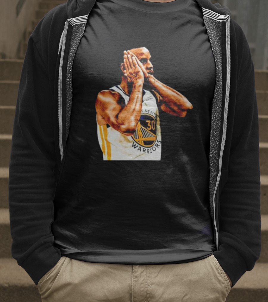 Golden State Warriors Stephen Curry Celebration Fan T-Shirt