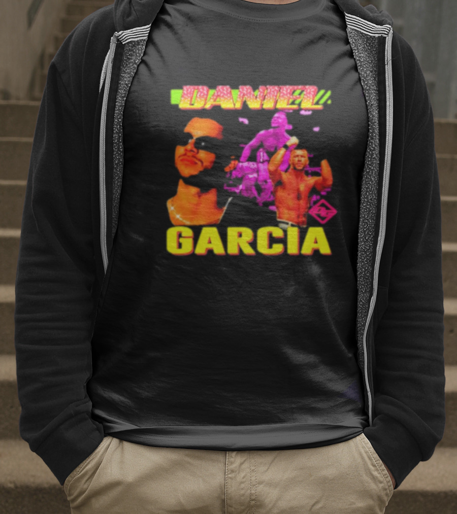 Daniel Garcia Neon Style Wrestling Action T-Shirt
