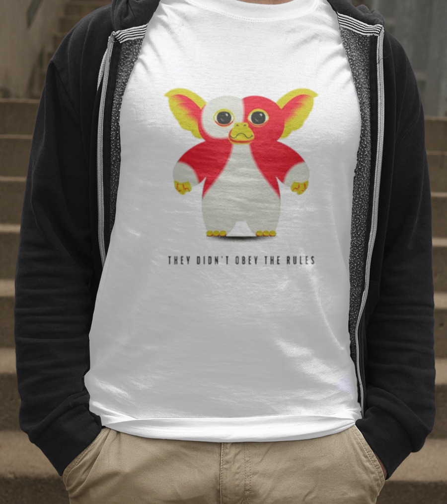 Gremlins They Didn't Obey The Rules Red And Yellow Creature T-Shirt