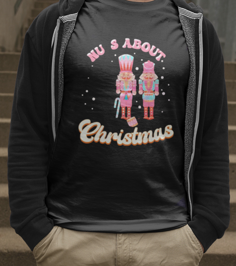 Nutcracker Nu S About Christmas With Candy Cane And Drum T-Shirt