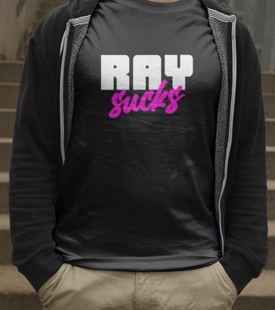 RAY SUCKS Bold Pink T-Shirt