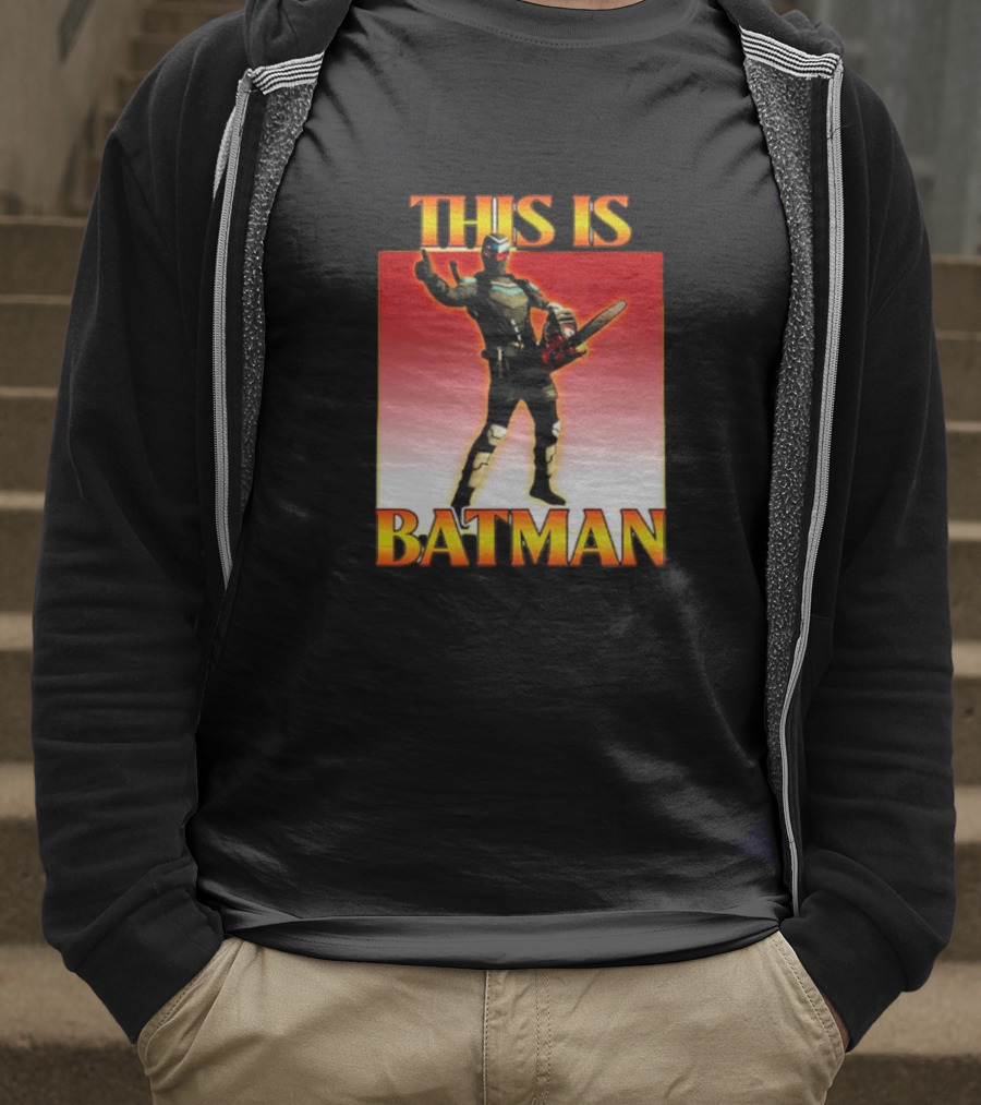THIS IS BATMAN Chainsaw Hero T-Shirt