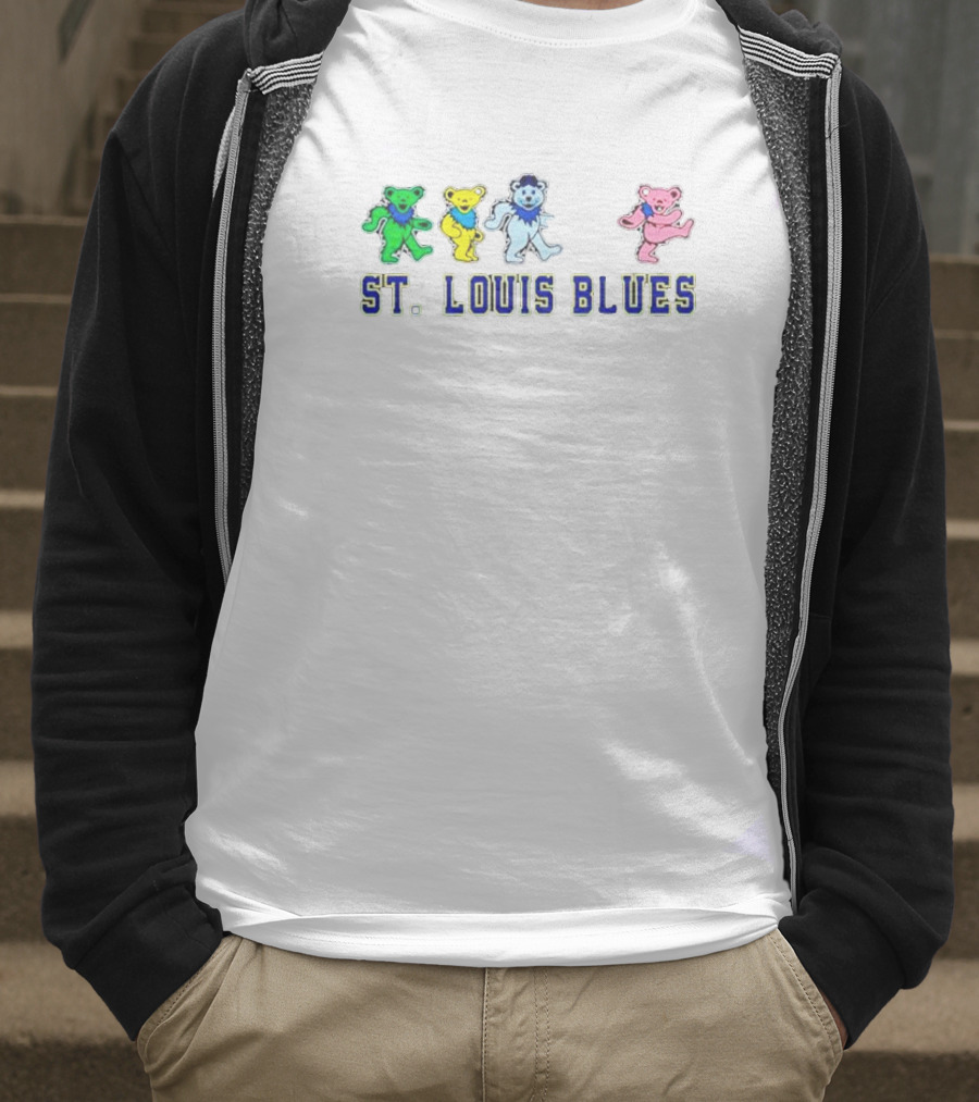 Grateful Dead St. Louis Blues Dancing Bears T-Shirt