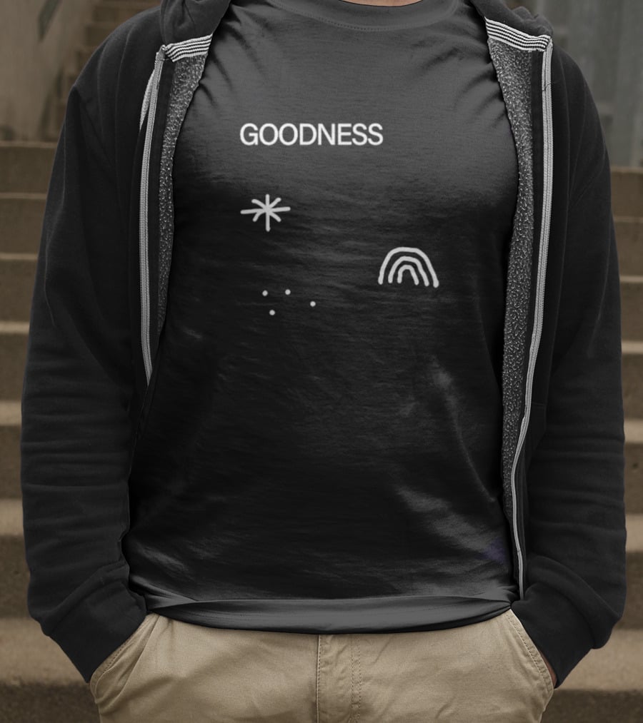 GOODNESS Star Rainbow And Dots By Chris Stedman T-Shirt