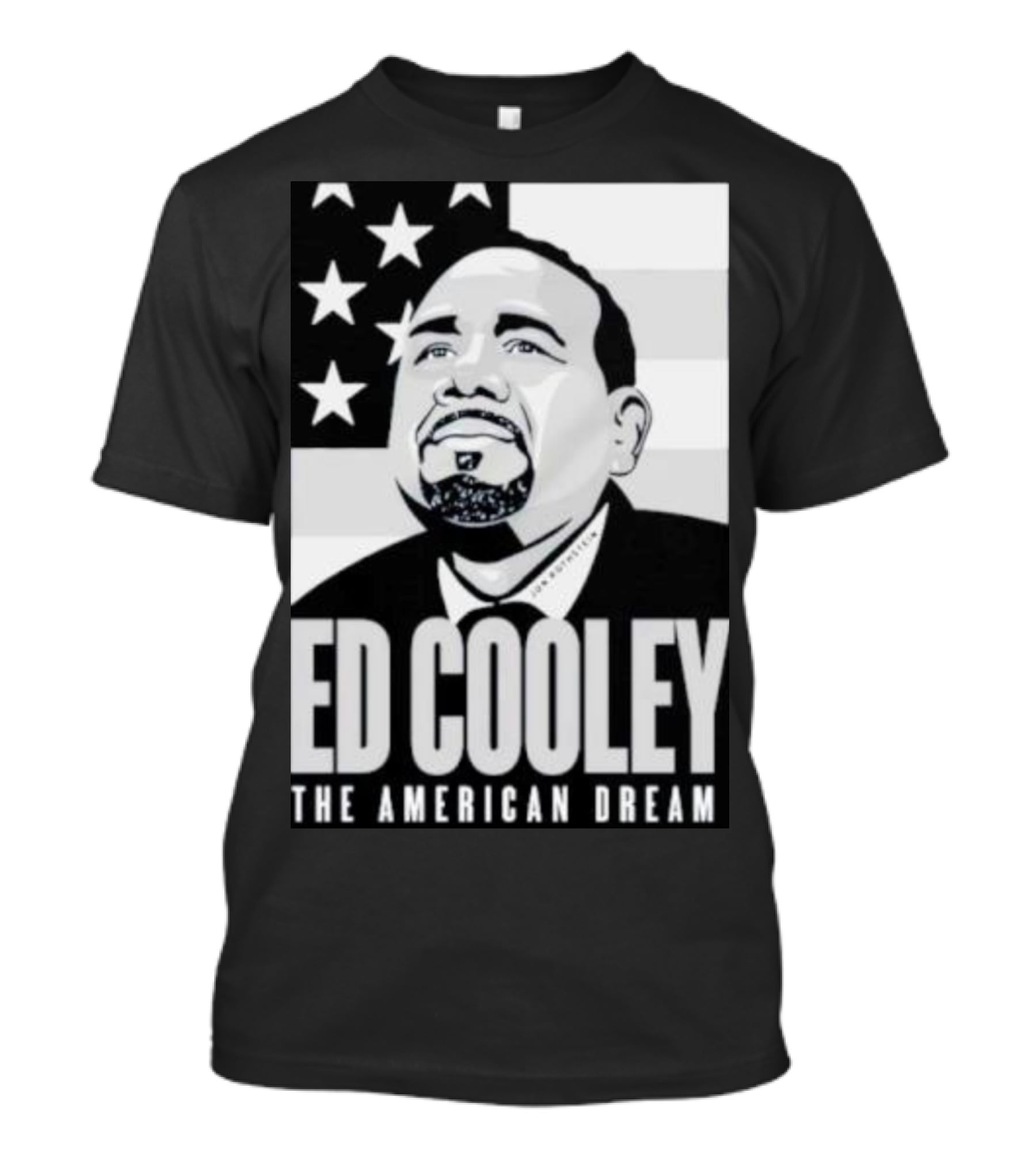 Ed Cooley The American Dream USA Flag T-Shirt