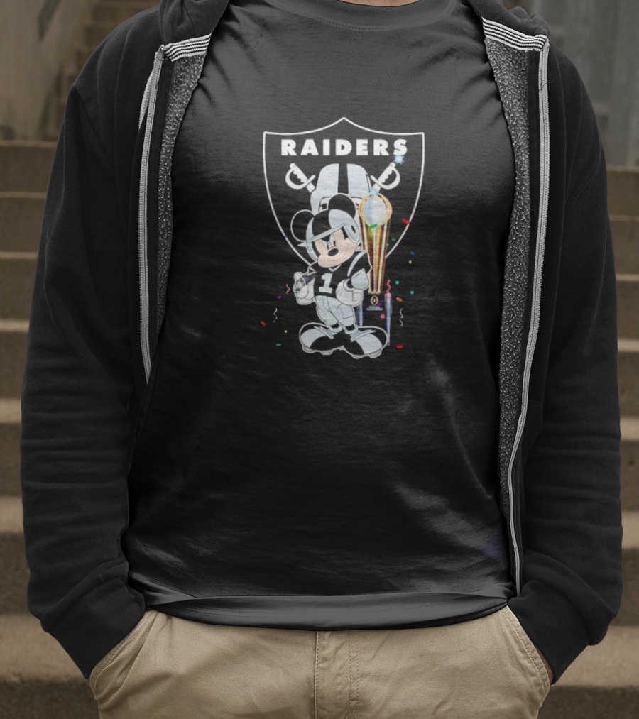 Las Vegas Raiders Mickey Player Trophy T-Shirt