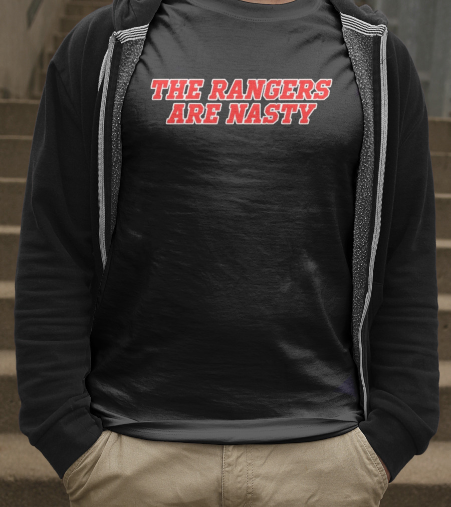 The Rangers Are Nasty Red T-Shirt