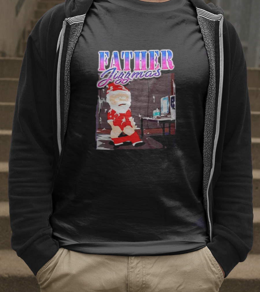Father Jizzmas Funny Santa T-Shirt