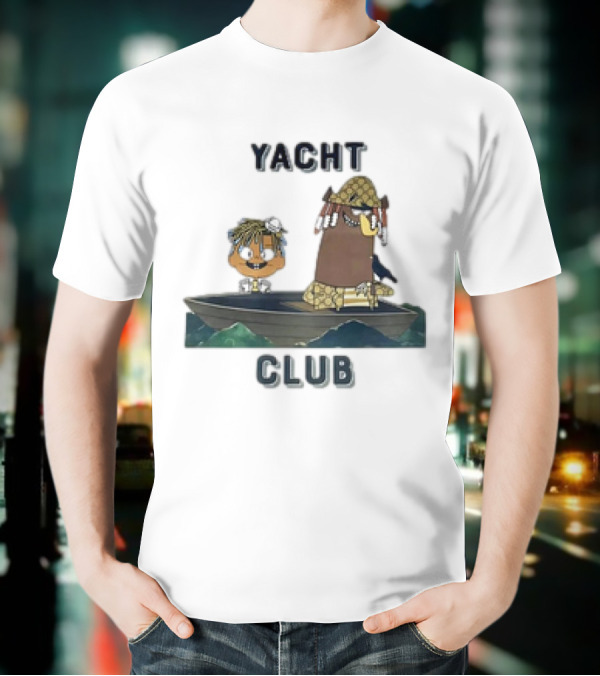 Juice Wrld Lil Yachty Yacht Club Hip-Hop Characters T-Shirt