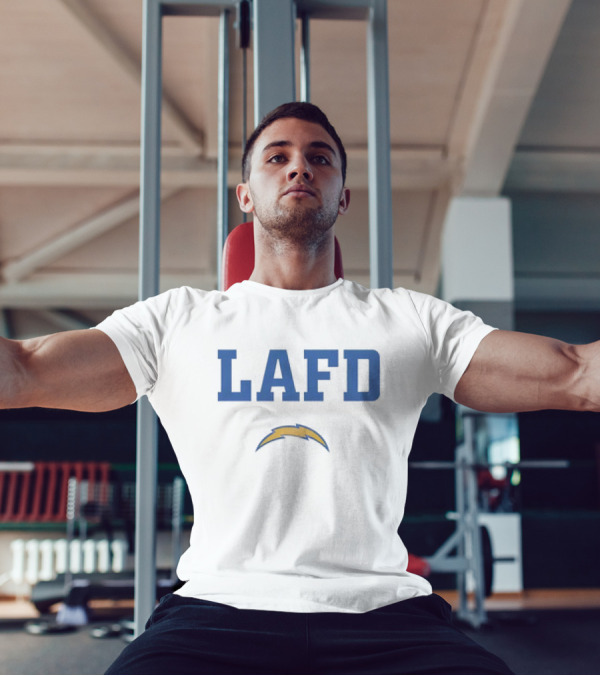 LAFD Los Angeles Chargers Bolt T-Shirt