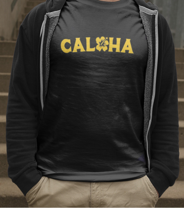 Cal Fan's Burden Caloha Hibiscus T-Shirt