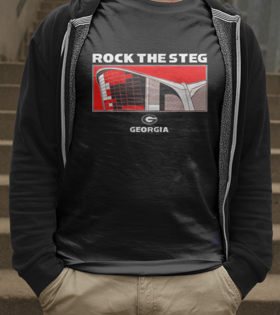 Rock The Steg Georgia Bulldogs Stadium Pride T-Shirt