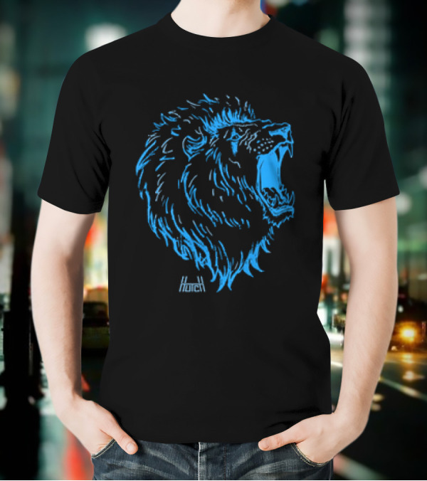Hutch Premium Gritty Roaring Lion T-Shirt