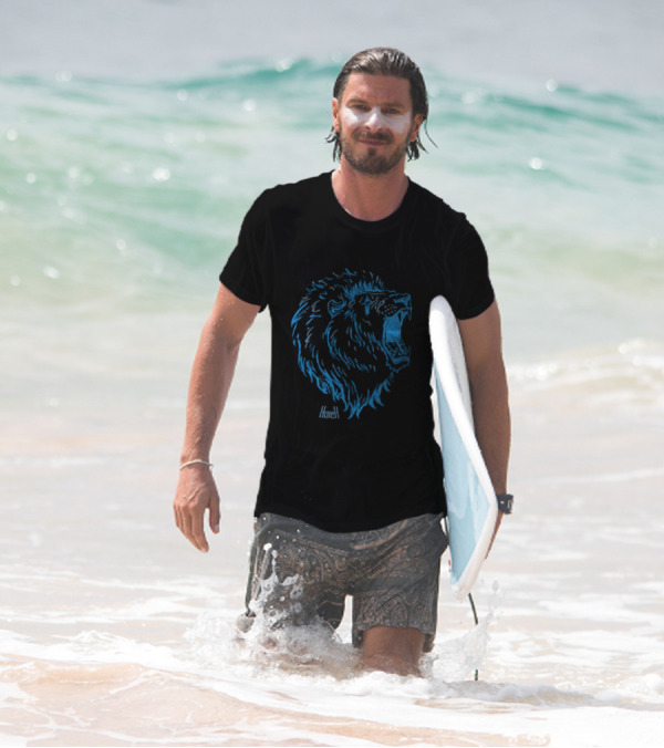 Hutch Premium Gritty Roaring Lion T-Shirt