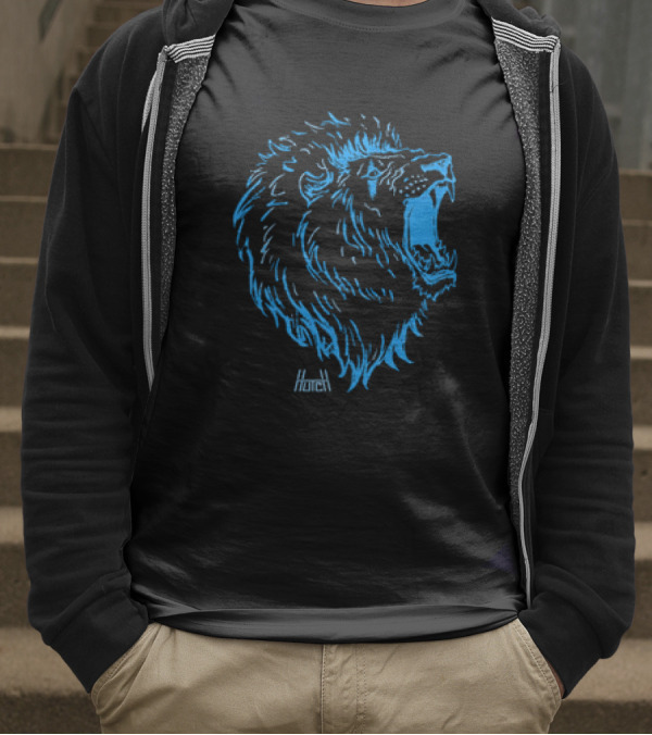 Hutch Premium Gritty Roaring Lion T-Shirt