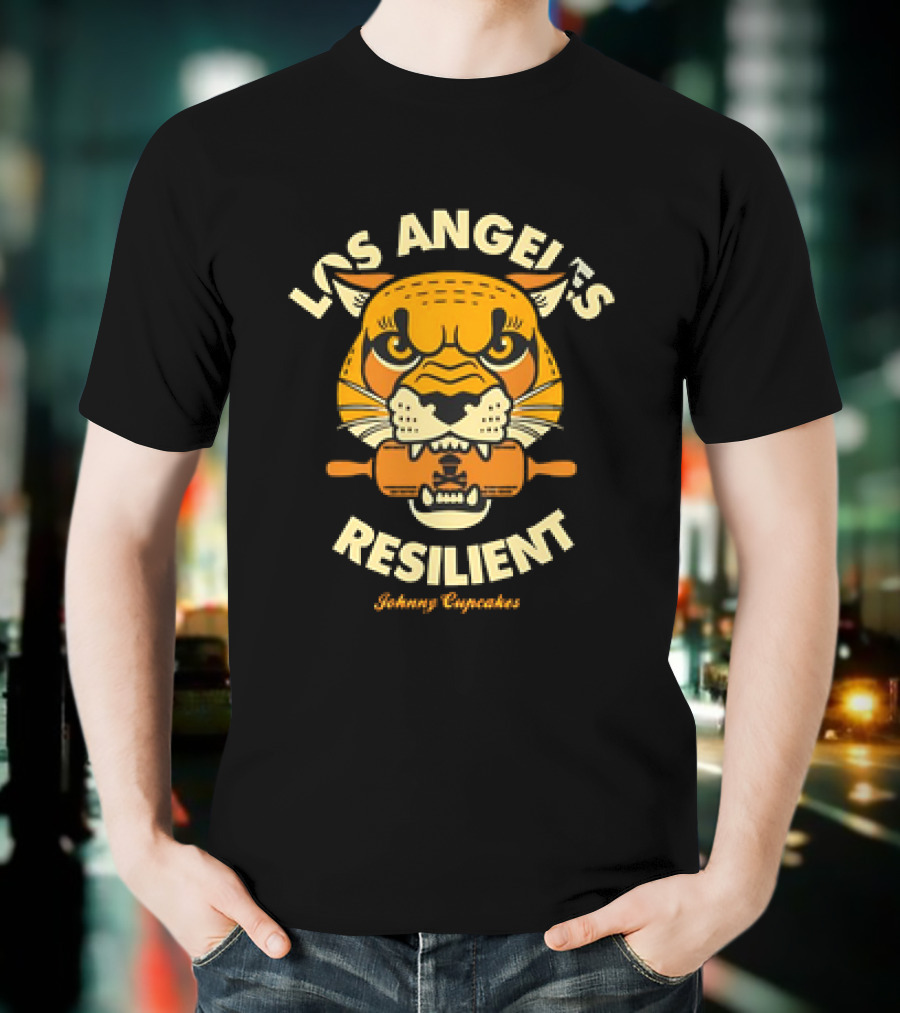 Los Angeles Resilient Johnny Cupcakes Tiger T-Shirt