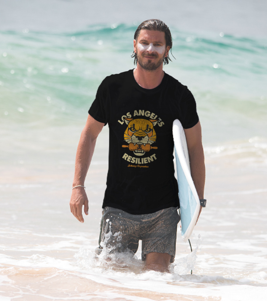 Los Angeles Resilient Johnny Cupcakes Tiger T-Shirt