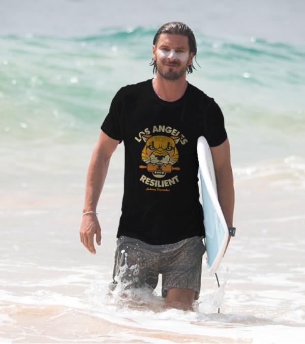 Los Angeles Resilient Johnny Cupcakes Tiger T-Shirt