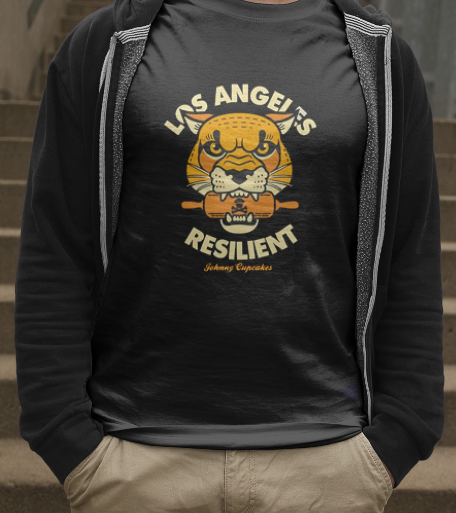 Los Angeles Resilient Johnny Cupcakes Tiger T-Shirt