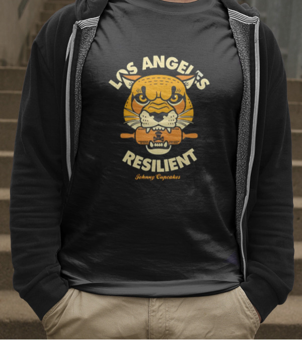 Los Angeles Resilient Johnny Cupcakes Tiger T-Shirt